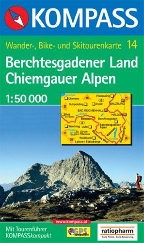 City Travel Guides Discounted  Bücher : Berchtesgadener Land / Chiemgauer Alpen 1 : 50 000: Wanderkarte mit Tourenführer, Radwegen und Skitouren. GPS-geeignet