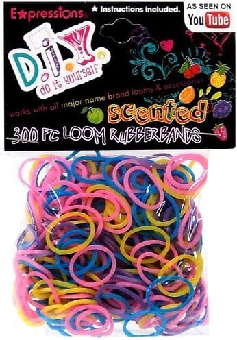 Expressions Girl / D.I.Y. 300-piece Scented Latex-free Rubber Band Bracelet Loom Refill Pack by Almar Sales Company