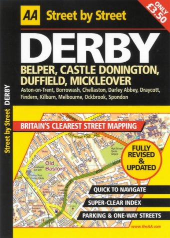AA Street by Street Derby (AA Street by Street)