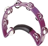 Rhythm Tech RT 1080  Tambourine, Purple, Nickel Jingles