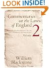 Commentaries on the Laws of England Vol.2