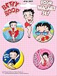Betty Boop 4 Piece Round Refrigerator Magnet Set