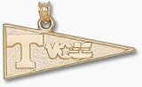 Tennessee Volunteers Power T Vols Pennant Pendant - 14KT Gold Jewelry