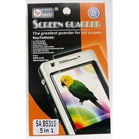 EMARTBUY SAMSUNG B5310 GENIO SLIDE SCREEN PROTECTOR 5-IN-1 PACK with MicroFibre cleaning cloth