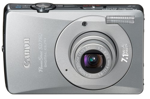 Canon PowerShot SD750 7.1MP Digital Elph Camera with 3x Optical Zoom (Silver) (OLD MODEL)