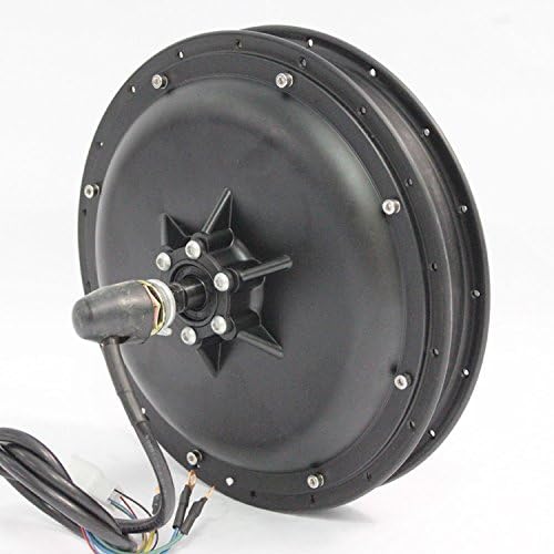 48V 500W Brushless Gearless DC Hub Motor-Cassette Freehub for Electric Bike Rear Wheel
