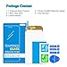 iPhone 6 Screen Protector,Cambond Premium HD Clear (2.5D) / Bubble free / Mirror Finish / Anti-Scratch / Easy to Install , Tempered Glass Screen Protector for iPhone 6,Gold (Thin 0.3mm)