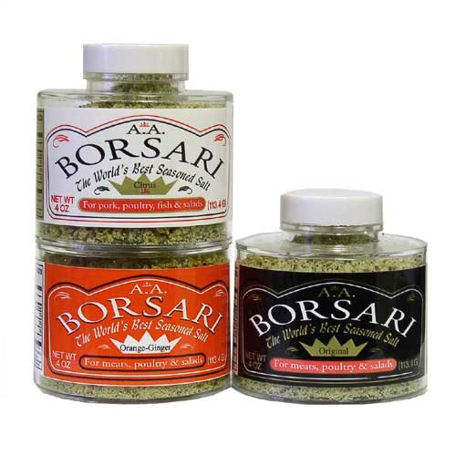 Borsari Seasoned Salts - Orange Ginger (4 Ounce) by igourmet.com by igourmet