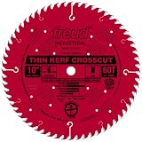 Freud LU88R010 10-Inch 60 Tooth ATB Thin Kerf Crosscutting Saw Blade with 5/8-Inch Arbor and PermaShield Coating