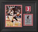 Dwyane Wade Miami Heat Framed 6x8 Photograph with Facsimile Signature and Plate - Limited Edition of 500