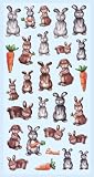 Produkt-Bild: CREApop&reg; SOFTY-Sticker Lustige Hasen 3451210