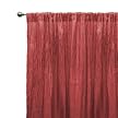 Home Crushed Taffeta Window Panel - Red (48x95")