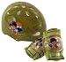 Diego Hardshell Bicycle Helmet and Protective Pad Value Pack (Toddler)