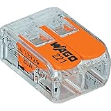 Wago 221-412 LEVER-NUTS 2 Conductor Compact Connectors 100 PK