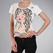 Jessie G. Women's Printed Scoop Neck Tee