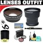 3x Digital Telephoto Professional Series Lens + 0.5x Digital Wide Angle Macro Professional Series Lens + 3 Piece Digital Camera Filter Kit + 6-Piece Deluxe Cleaning Kit + Lens Adapter Tube (If Needed) + Lenspen + Lens Cap Keeper + DB ROTH Micro Fiber Cloth For The Samsung GX-20 GX-10 GX-1L GX-1S Digital SLR Cameras Which Have Any Of These Pentax (21mm 35mm 40mm 43mm 50mm 70mm 77mm 100mm) Lenses