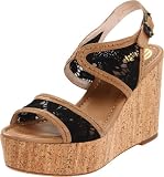 House of Harlow 1960 Womens Gladys Wedge Sandal Sandal