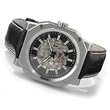 Android Armor-15 Skeleton Automatic Leather Strap Watch