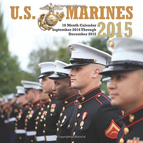 us marines 2015 mini 16 month calendar september 2014 through december 2015