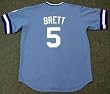 GEORGE BRETT Kansas City Royals 1985 Majestic Cooperstown Throwback Baseball Jersey