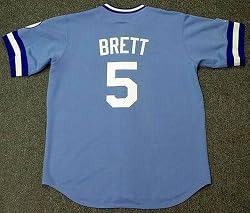 GEORGE BRETT Kansas City Royals 1985 Majestic Cooperstown Throwback Baseball Jersey