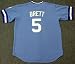 GEORGE BRETT Kansas City Royals 1985 Majestic Cooperstown Throwback Baseball Jersey