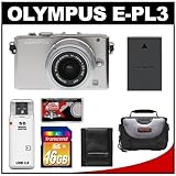 Olympus PEN E-PL3 Micro 4/3 12.3 MP Digital Camera & 14-42mm MSC II R Lens  ....