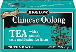 Bigelow Chinese Oolong Tea, 20-Count Boxes (Pack of 6)