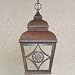 Minka Lavery Outdoor Mossoro 8774-161-PL Cast Alum 1-LT 13w (19H x 9W) Sky Pendant Light in Walnut