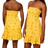 Arizona State Sun Devils Ladies Gold Summer School Tube Dress (Small)