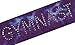 GYMNAST Rhinestone Cotton Stretch Gymnastics Headband (Purple Tie Dye)