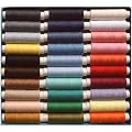 Allesn�hfaden Sort., 30 Spulen a. 100 m, Syngarn 100% Polyester, St�rke Nm 100/3, N�hmaschinengarn, in SB Garn-Box, 1751