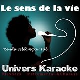 Le sens de la vie (Rendu célèbre par Tal) [Version karaoké avec choeurs]