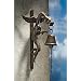 Gothic Medieval Dragon Statue Sculpture Gothic Iron Doorbell Door Knocker