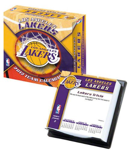 John F. Turner Los Angeles Lakers 2012 Box Calendar