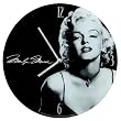 Marilyn MonroeTM 12" Cordless Glass Wall Clock