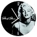 Marilyn MonroeTM 12" Cordless Glass Wall Clock