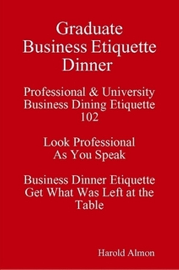 Amazon.com: Graduate Business Etiquette Dinner Professional ...