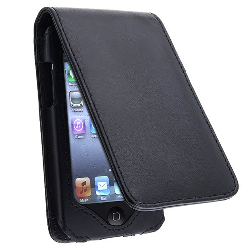 Black Leather Case w/ 3rd Gen