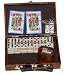 Toys : 3 in 1 Combination Game In Attache Case-Dominos-Playing Cards-Poker Dice and Dice