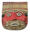 Recycled paper mask, 'Chancay'
