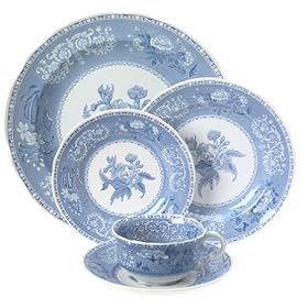 Spode Camilla Blue Earthenware 5-Piece Dinnerware Place Setting