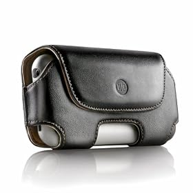 Philips - DLA1002H/10 - Etui Cuir avec rangement carte de cr�dit pour iPhone 3G / 3GS - Noir