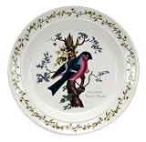 Portmeirion Birds of Britain Earthenware 6-Inch Bread and Butter Plate, Set of 6