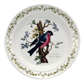 Portmeirion Birds of Britain Earthenware 6-Inch Bread and Butter Plate, Set of 6 by Portmeirion