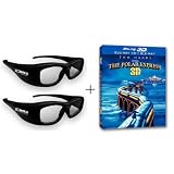 Polar Express 3D Blu ray Holiday Starter Pack for Infrared 3D TVs (Compatible with Panasonic, Sharp, Sony, Toshiba, Misubishi, and 2010 Samsung 3D TVs!)