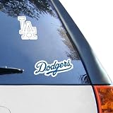 view description of MLB L.A. Dodgers 2-Pack 4'' x 4'' Die-Cut Decals
