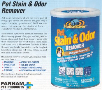 FARNAM HOUSESAVER STAIN & ODOR REMOVER 16 OZ
