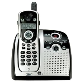 GE Cordless 5.8 GHz Analog 25846EE1 Phone with Call Waiting Caller ID and Digital... by General Electric