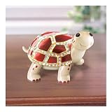 Ardleigh Elliott Ruby Radiance Turtle Music Box: Unique Musical Turtle Art Decor Gift